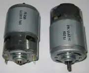 2 X Large 12V Hobby Motor - High Torque - 3200 RPM - 650 Series R/C Model Motor