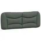 Double Size Fabric Headboard Cushion Bed Frame Head Pillow Bedhead Pad Dark Grey
