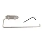 Stable Double Support Points Tissue Rack with Adhesive for Paper Towel Holder
