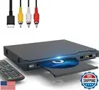 DVD Player, HDMI and RCA Connection, Region Free DVD Players for TV, with Mic