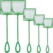 5Pack Aquarium Fish Net Multi-Size Fine Quick Fish Catch Nets Nylon Fishing Mesh