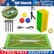 Golf Training Mat for Swing Detection Batting Golf Aid Game Practice Training VH