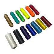 20 Yard Colored Sinew Bobbins - Waxed Sinew for DIY Arts & Crafts