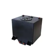Aeroflow Aluminium 19L Fuel Cell With Cavity/Sump 26Cm X 30Cm X 26Cm Black