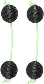VICASKY Musical Rhythm Maracas Egg Shape Comfortable Grip Soft Cork Material for Small Instruments Practice