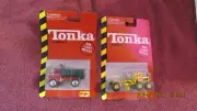 Maisto Tonka Yellow Mighty Grader,& Vintage Tonka mini–Dump Truck Series 1 NEW
