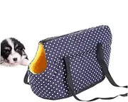 Toddmomy Pet Outing Bag Comfortable Shoulder Straps Dog Backpack Portable Travel Pouch Easy Zipper Access