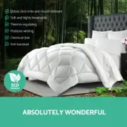 Bamboo Microfiber Quilt Doona Duvet Bedding Soft Winter Blanket King Size 700GSM