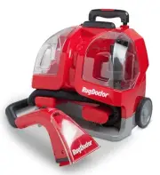 Rug Doctor RED PORTABLE SPOT CLEANER Retractable Handle & Wheels, 1.7m Hose
