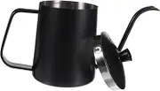 Amosfun Mini Hand Drip Pot Stainless Kettle Long Spout Drip Coffee Maker Tea Brewing Pot Perfect for Travel