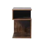 Levede 2x Bedside Tables Wood Side End Oak