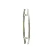 SATIN BRUSH Push Pull Door Handle Pair 600 mm - Fulton Series