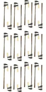 Lot Of 24 18 " Steel Bar Clamps Wholesale Quick Release Ratcheting Tools