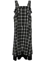 [Noir Kei Ninomiya] Checker Suspender Dress