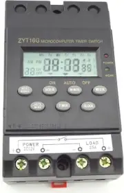 12V Timer Switch, Programmable Timer Controller with LCD Display, 25A Amps