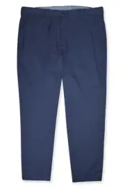 Brooks Brothers Mens Navy Blue Flat Front Golf Pants, 38W x 30L 5505-10