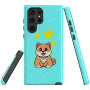 For Samsung Galaxy S22 Ultra Case, Armour Cover, Shiba Inu Dog