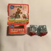 GE HI-POWER FLASH CUBES for Polaroid Focused Flash Cameras in Original Box Two