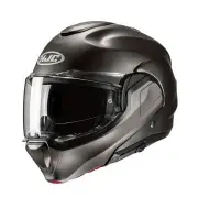 F100 Solid Semi Flat Titanium Modular Helmet