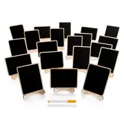 20 Pack Mini Chalkboards Signs with Easel for Wedding Birthday Events Decor