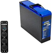 Kings 100AH Slim Lithium Battery + 12V Accessory Panel