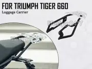 Fit For Triumph Tiger 660 GOPHER REAR LUGGAGE RACK BLACK & SILVER
