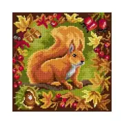 "At the Window" Printed Canvas for Cross Stitch Tapestry Gobelin 3250