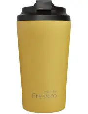[Made by Fressko] Reusable Cup | Grande | Canary | Stainless Steel | 475ml/16oz