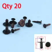 20PCS 6mm Plastic Trim Clips- Fit Mazda 3 5 6 CX-7 CX-9 Panel Fascia Liner Card (for: Mazda)