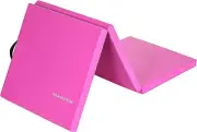 2-Inch Three Fold Folding Exercise Mat with Carrying Handles for MMA, Multiple C