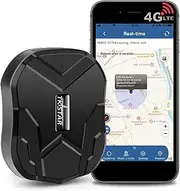 4G GPS Tracker for Vehicles Hidden Magnetic Car GPS Tracker Waterproof Real-time Tracker Device with Anti-Theft Alarm for Car/Motorcycle/Truck/Boat/Fleet - 4G TK905