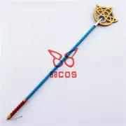 Final Fantasy X FFX Yuna Custome Made Stick Cosplay Halloween Weapon Prop 150cm