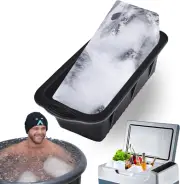 XANGNIER Extra Large Ice Block Mold,1 Pack 2.35lbs Ice Cubes for Cold Plunge ...