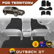 6D Diamond Car Floor Mats for Ford Territory 2011-2016 Ultimate Set - Heavy Duty Carpet Liner