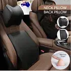 Memory Foam Lumbar Back Support Pillow Back Cushion Car Seat Neck Pillow Cushion