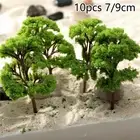10PC 7/9cm Trees Model Garden Wargame Train Railway Architectural Scenery Layout