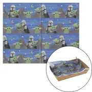 Star Wars Baby Yoda Grease Proof Paper Plate / Tray Liners (8 Sheets)