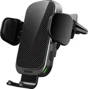 ZOOAUX Wireless Car Charger Vent Mount, 15W Fast Charging Auto-Clamping Car Mount, Air Vent Car Phone Holder for Iphone 13/13 Mini/12/11/Xs/Xr/X/8,Samsung S22/S21/S20/S10/S9 Note 10(Grey)