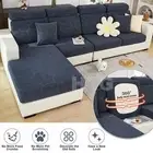 1/2/3/4 Seater Stretch Sofa Covers Couch Settee Seat L Shape Cushion Slipcover