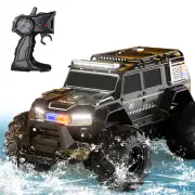 TCS33 1/14 2.4G 4WD 4CH Waterproof RC Car Amphibious Police Off-Road Vehicle Toys