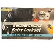 REMOTE CONTROL ENTRY LOCKSET Morning Industry Solid Brass Remote Door Knob Lock