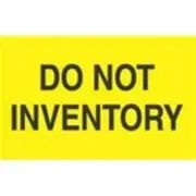 1000 - #DL2281 3x5" Do Not Inventory Label