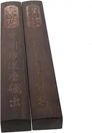 2Pcs Premium Wood Calligraphy Paperweights Durable Chinese Writing Accessories for Home School Use for Beginners and Professionals
