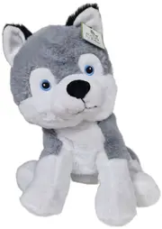 Husky Dog Large 29cm Eco Plush Soft Toy Elka Australia