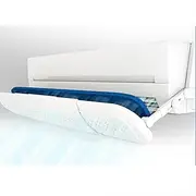 Adjustable Air-Conditioning Wind Deflector, Multi-Angle Adjustable Deflector Helps Cooling/Heating Air Circulation, Prevent Direct Blow Home White