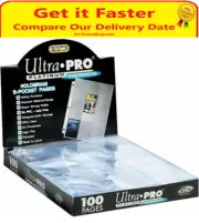 10 X ULTRA PRO PLATINUM TRADING CARD 9 POCKET 3 HOLES AFL NRL & POKEMON SLEEVES