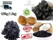 Coconut Shell Charcoal Activated Carbon Chips 1200g Pure Organic Free shipping