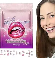 Tooth Gem Kit,Teeth Jewelry Starter Kit - Safe & Long-Lasting Easy-to-Use Fashionable Crystals Teeth Gems for Shining Smile for All Types of Teeth