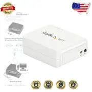 1-Port Wireless Print Server - USB 2.0 & Ethernet Adapter for Printer Sharing