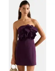 [Forever New] Tessa Flower Mini Dress in Purple